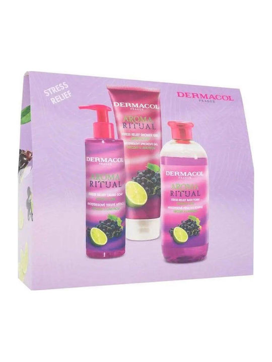 Dermacol Aroma Ritual Body Set Grape & Lime Hautpflegeset für Reinigung Körperreinigung Dermacol Aroma Ritual Body Set Grape & Lime Hautpflegeset für Reinigung Körperreinigung