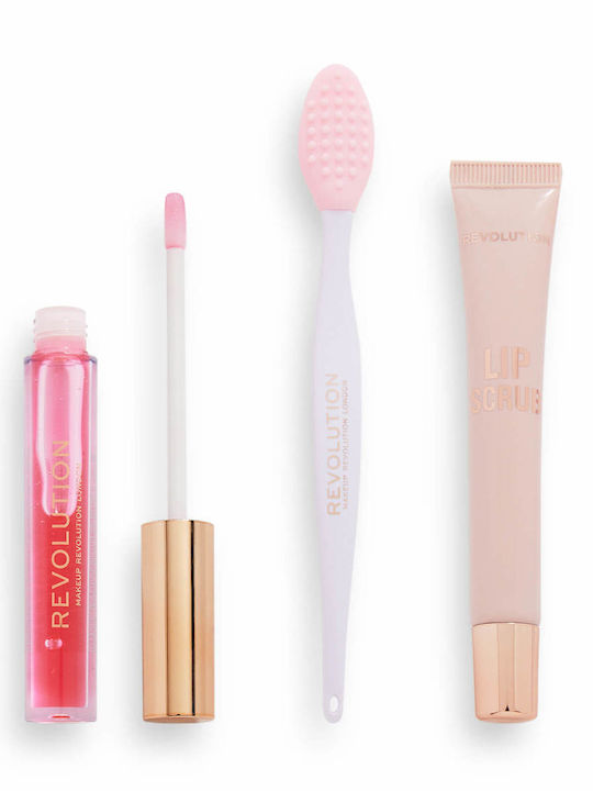 Revolution Beauty Kiss & Go Σετ Μακιγιάζ για τα Χείλη 3τμχ Revolution Beauty Kiss & Go Σετ Μακιγιάζ για τα Χείλη 3τμχ