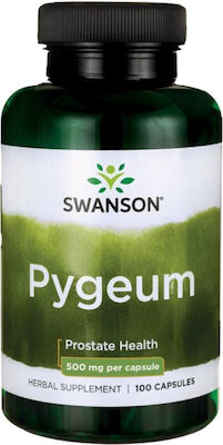 Swanson Pygeum 500мг Специален хранителен добавка за здравето на простатата 100 капси
