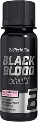 Biotech USA Black Blood Shot Pre Workout Supplement 60ml Pink Grapefruit