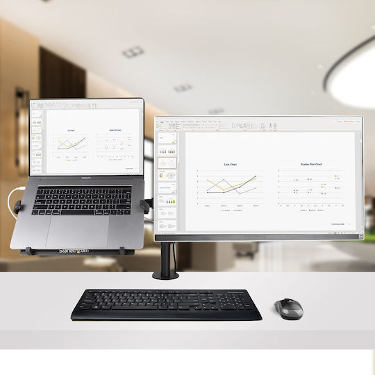 StarTech Βάση Γραφείου για 2 Οθόνες έως 32" με Βραχίονα (A2-LAPTOP-DESK-MOUNT)