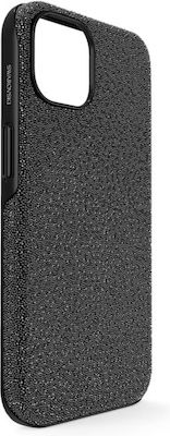 Swarovski High Plastic / Silicone Back Cover Black (iPhone 14)