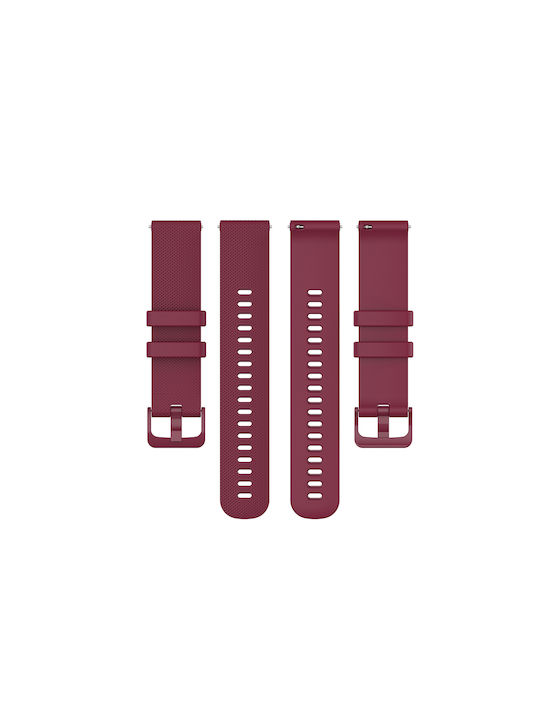 Sonique Dot Band Armband Silikon Burgundisch (Vivoactive 4S/Vivomove 3S)
