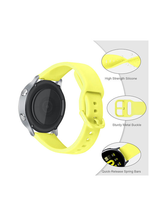 Sonique Soft Band Strap Yellow (Universal 20mm)