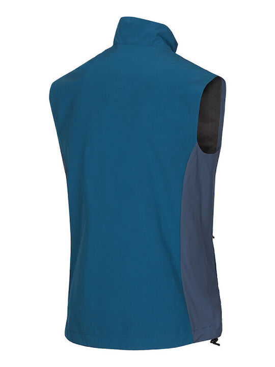 NORTHFINDER VE-3261OR-281-104 BLUE men´s light wind-protect vest MATIAS