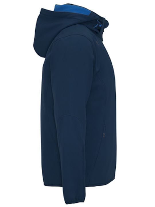 Siberia Winter Jacket Softshell Waterproof and Windproof Navy Blue