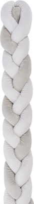 Kikka Boo Crib Bumpers Braided Inside Gray 12x180cm