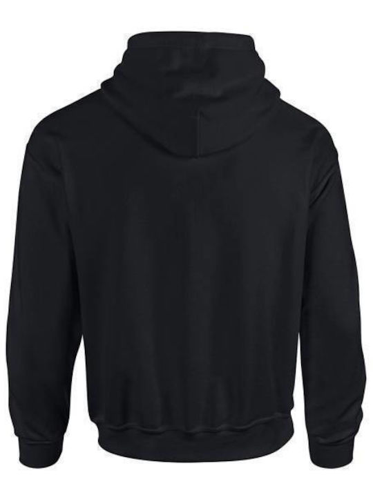 Takeposition Silver Wings Men's Sweatshirt with Hood and Pockets Black