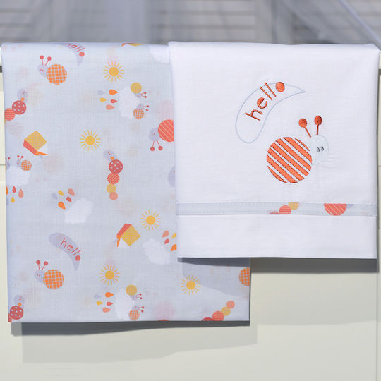Baby Oliver Set White 80x100cm