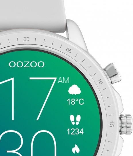 Oozoo Q00311 45mm Smartwatch (Argintiu)