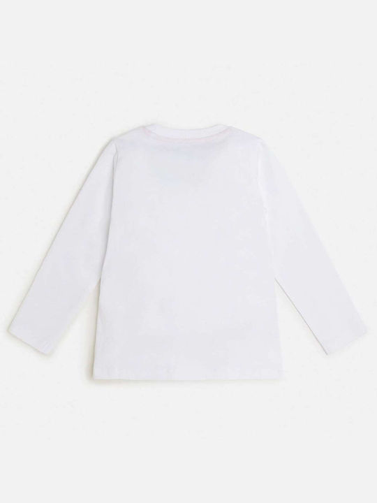 Guess Kids' Blouse Long Sleeve White