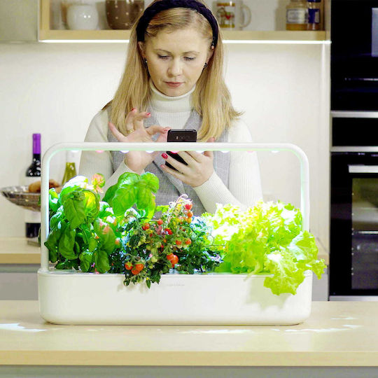Click and Grow Умен градинар 9 Про Саксия Пластмаса Бял Click and Grow Умен градинар 9 Про Саксия Пластмаса Бял