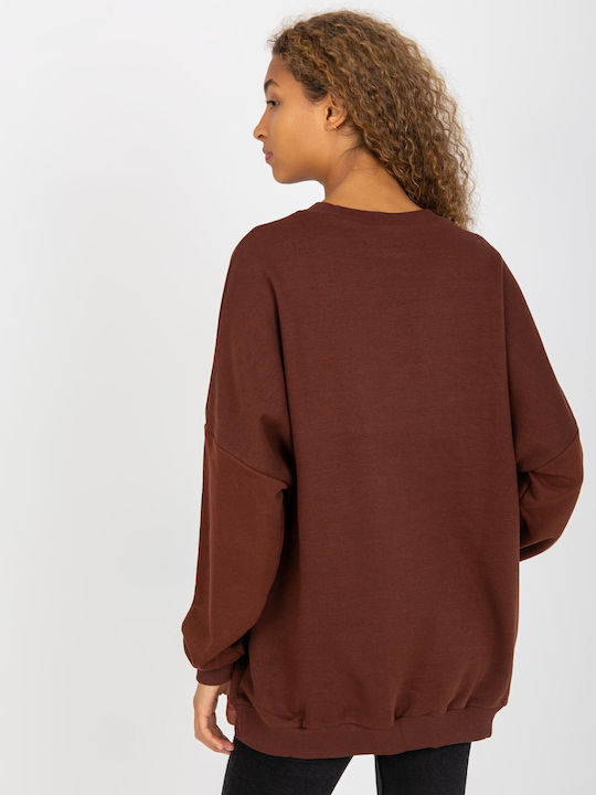 Fancy Women's Sweatshirt Brown