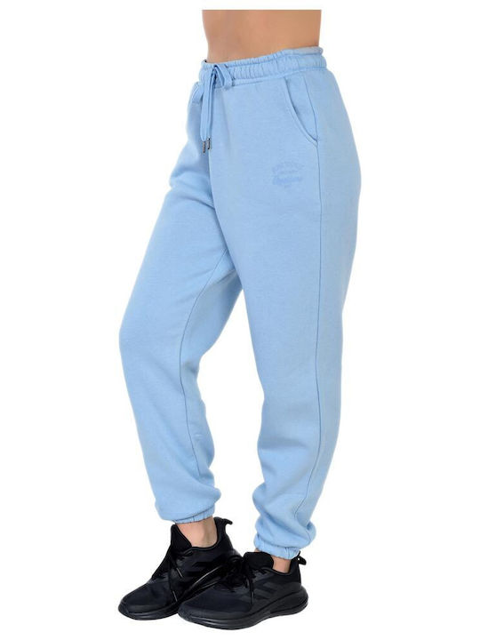 Target W22-67386 Women's Jogger Sweatpants Light Blue