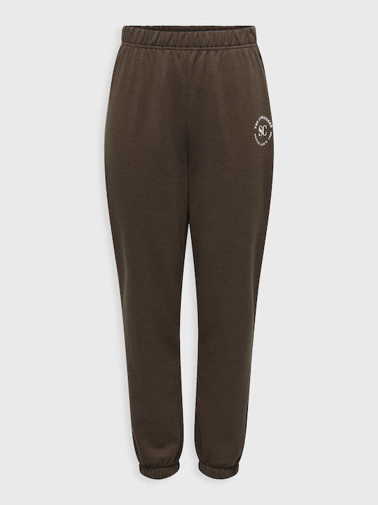 Pantaloni de Trening cu elastic Dark Brown