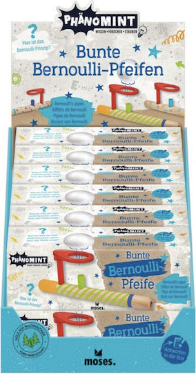 Moses Bernoulli Σωλήνας Educational Game Engineering for 6+ years old Years Old with Blue Stars