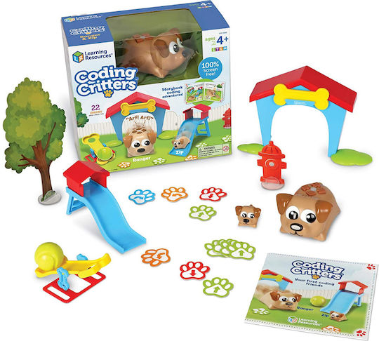 Learning Resources Coding Critters Ranger & Zip STEM Образователна Игра Образователни за 4+ години Години