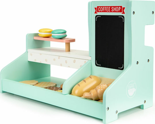 Moni Moni Coffee Shop Aus Holz Für 3+ Jahre 15Stück
