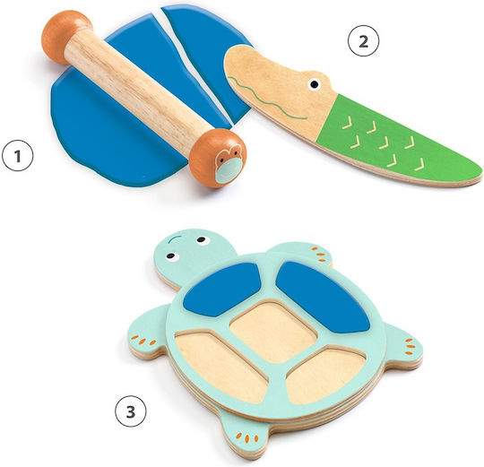 Djeco Plasticine - Tortoise Play Set for 1.5+ Years, 1 Can