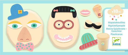 Djeco Djeco Plasticine Funny Faces Play Set for 1.5+ Years