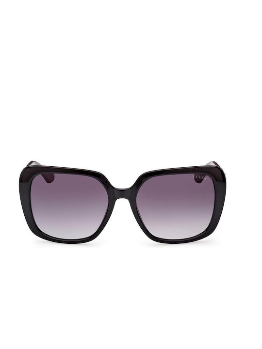 Guess Women's Sunglasses with Black Plastic Frame and Purple Gradient Lens GU7863 05B