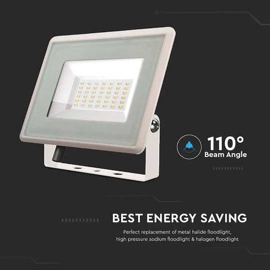 V-TAC F-class Στεγανός Προβολέας LED 30W Θερμό Λευκό 3000K IP65