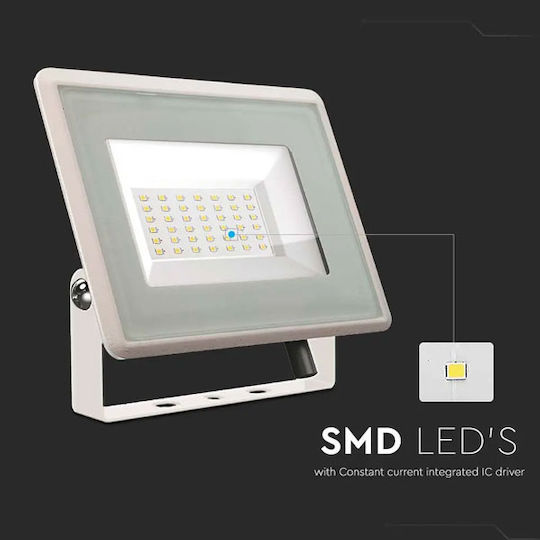 V-TAC F-class Στεγανός Προβολέας LED 30W Θερμό Λευκό 3000K IP65