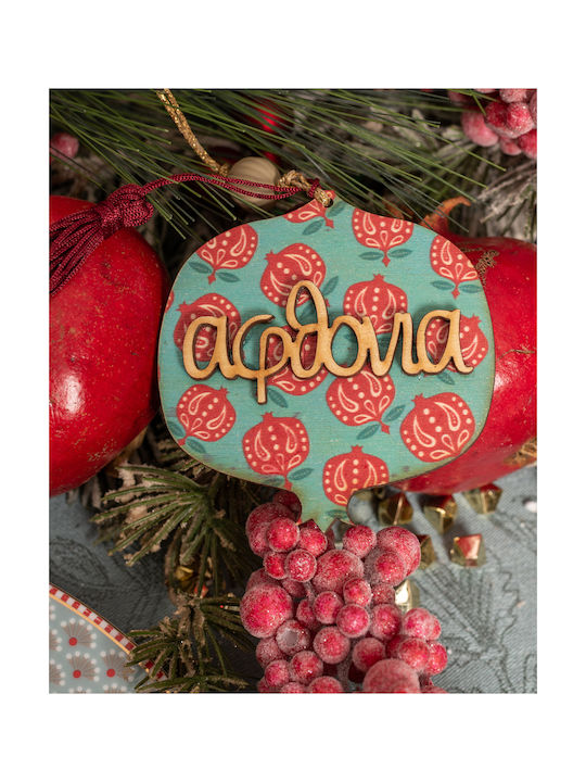 LifeLikes Abundență Suspendata Amulet Rodie Multicolor din Lemn 1buc