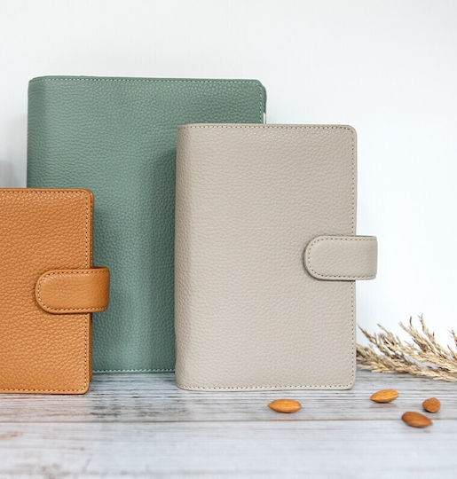 Filofax Norfolk Wöchentlich Veranstalter Weiß Leder 15x19.4cm Taupe