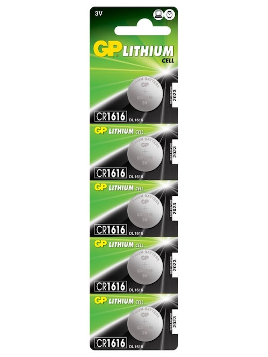 GP Batteries Lithium Cell Μπαταρία CR1616 3V 1τμχ