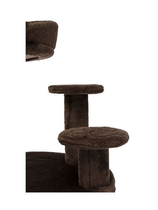 Trixie Emil Senior Kratzbaum Katzenbäume Braun 3 Ebenen 69x59x96cm