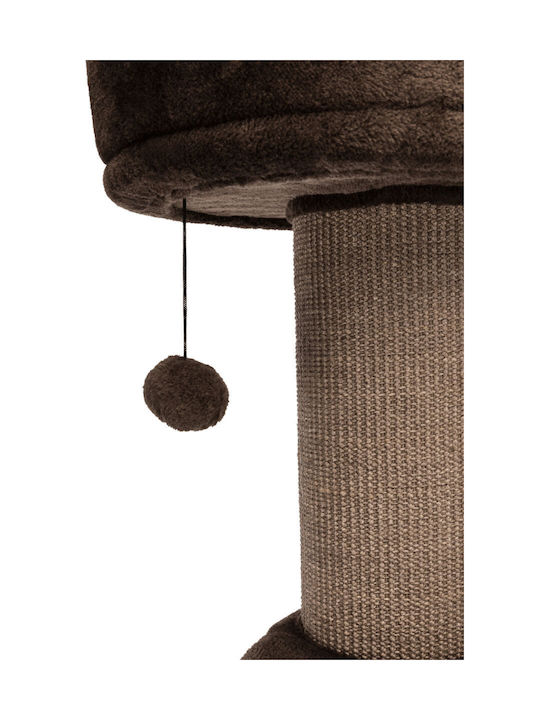 Trixie Emil Senior Kratzbaum Katzenbäume Braun 3 Ebenen 69x59x96cm