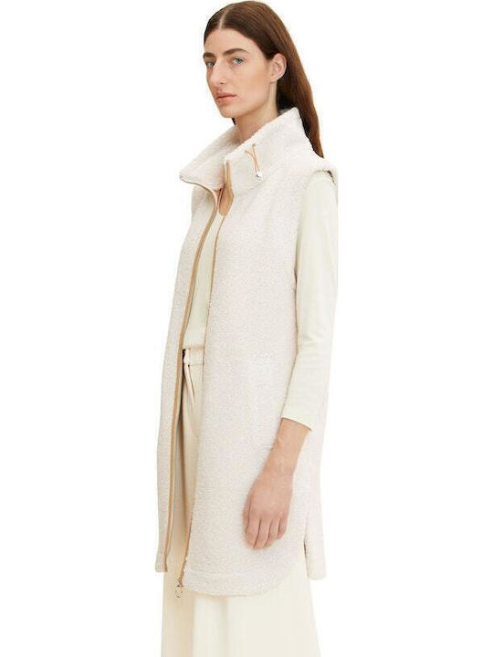 Ärmellos Damen Jacke Soft Buttercream