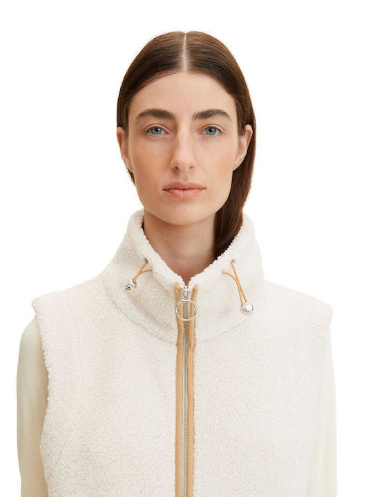 Ärmellos Damen Jacke Soft Buttercream