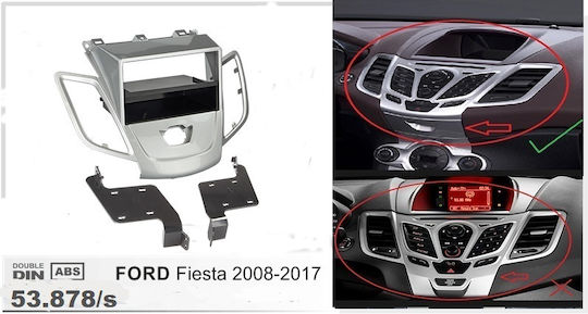 ACV Πρόσοψη 2 Din για Ford Fiesta 2008+