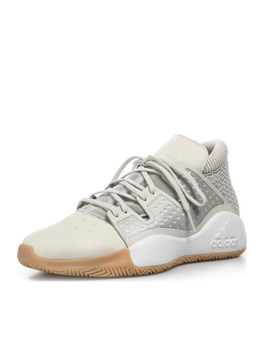 Pro Vision Χαμηλά Μπασκετικά Παπούτσια Raw White / Light Brown / Gum