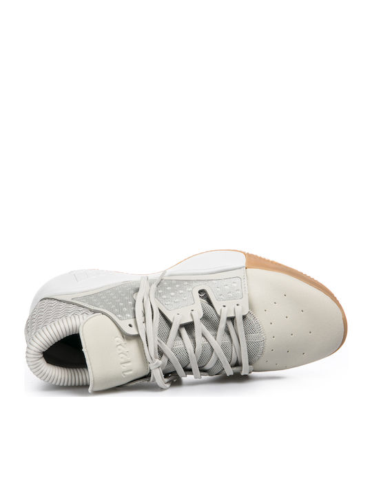 Pro Vision Χαμηλά Μπασκετικά Παπούτσια Raw White / Light Brown / Gum