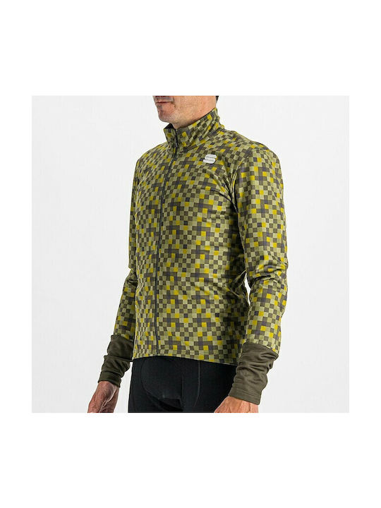 Sportful ZLV060 Cycling Windbreaker Jacket Long sleeve Green