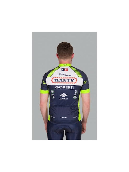 CUBE Team Wanty Jersey S/S Ανδρική Κοντομάνικη Μπλούζα Ποδηλασίας Πολύχρωμη