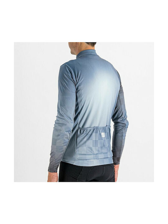 Sportful Rocket Thermal ZLV051 Ανδρική Μακρυμάνικη Μπλούζα Ποδηλασίας Μπλε