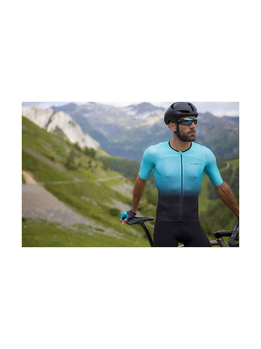 Nalini Bas Ergo Fit Tricou De Ciclism Pentru Bărbați Cu Mâneci Scurte Turcoaz