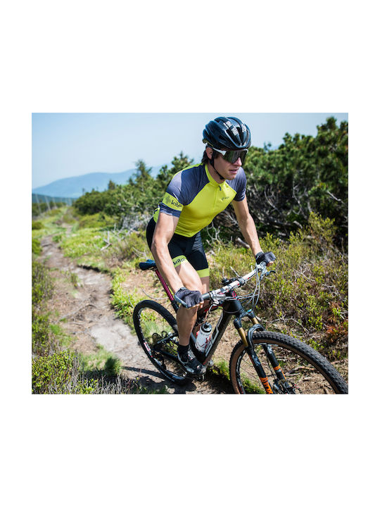 Kilpi Selva Short Sleeves Cycling Jersey Yellow