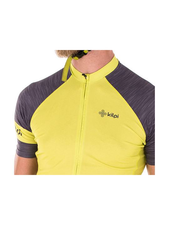 Kilpi Selva Short Sleeves Cycling Jersey Yellow
