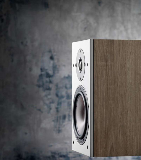 Dali Oberon 1 Двойка Hi-Fi Говорители Bookself 100W 2 Брой шофьори Ш16.2xД23.4xВ27.4см. Дъбово дърво / Бял