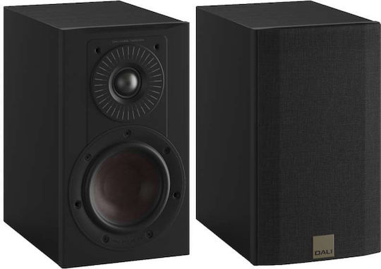 Dali Opticon 1 MKII Ζεύγος Ηχείων Hi-Fi Βιβλιοθήκης 2 Δρόμων Π15.2xΒ23.1xΥ26.1εκ. Μαύρο