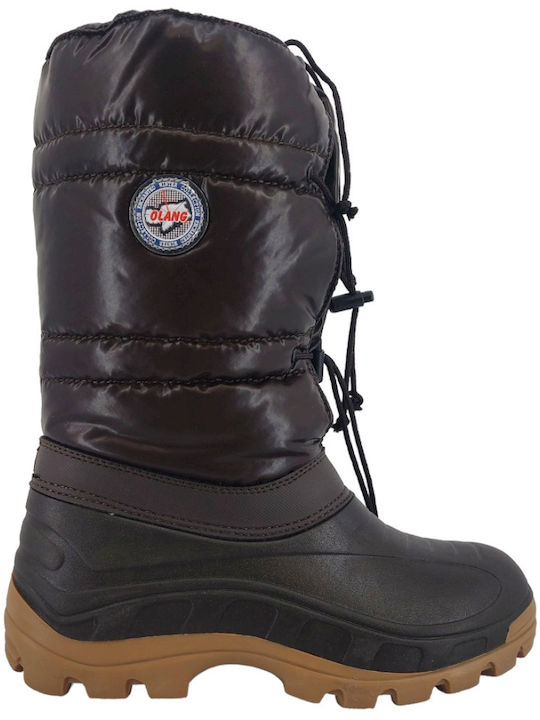 Olang Snow Boots with Laces Betty 84 Brown