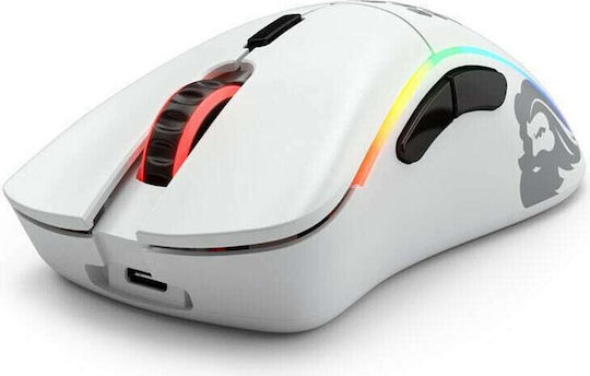 Glorious PC Gaming Race Model D Ασύρματο RGB Gaming Ποντίκι 19000 DPI Matte White