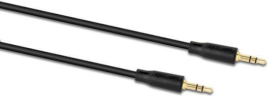 QED 3.5mm Jack Cable Male - 3.5mm Male Black 3m QE8127
