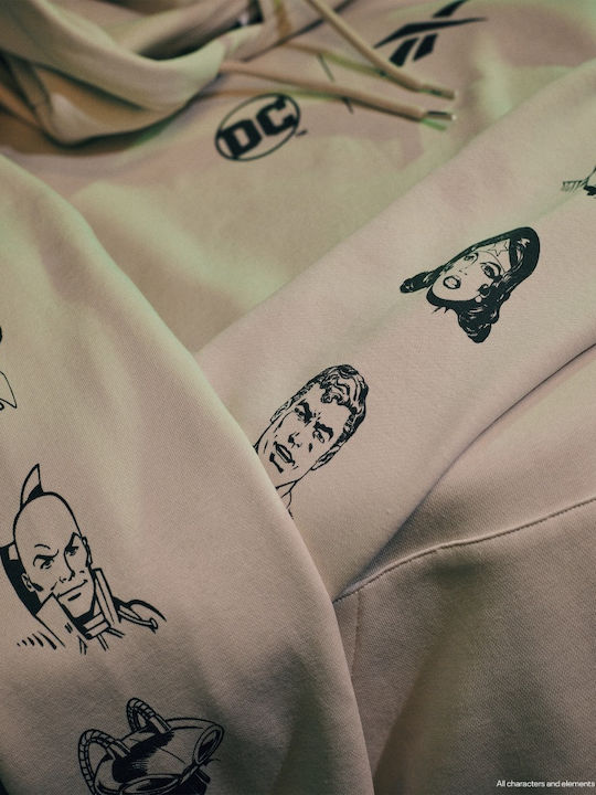 DC Pulover bărbați cu glugă și buzunare Alabaster
