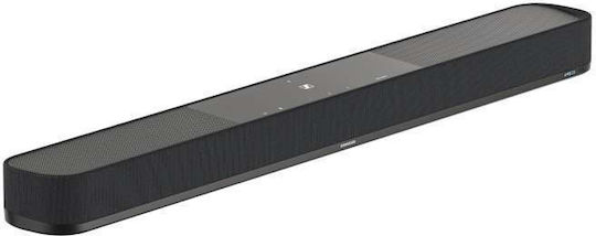 Sennheiser Ambeo Sounbar Plus Soundbar 7.1.4 Bluetooth, HDMI und Wi-Fi 400W mit kabellosem Subwoofer und Fernbedienung Schwarz